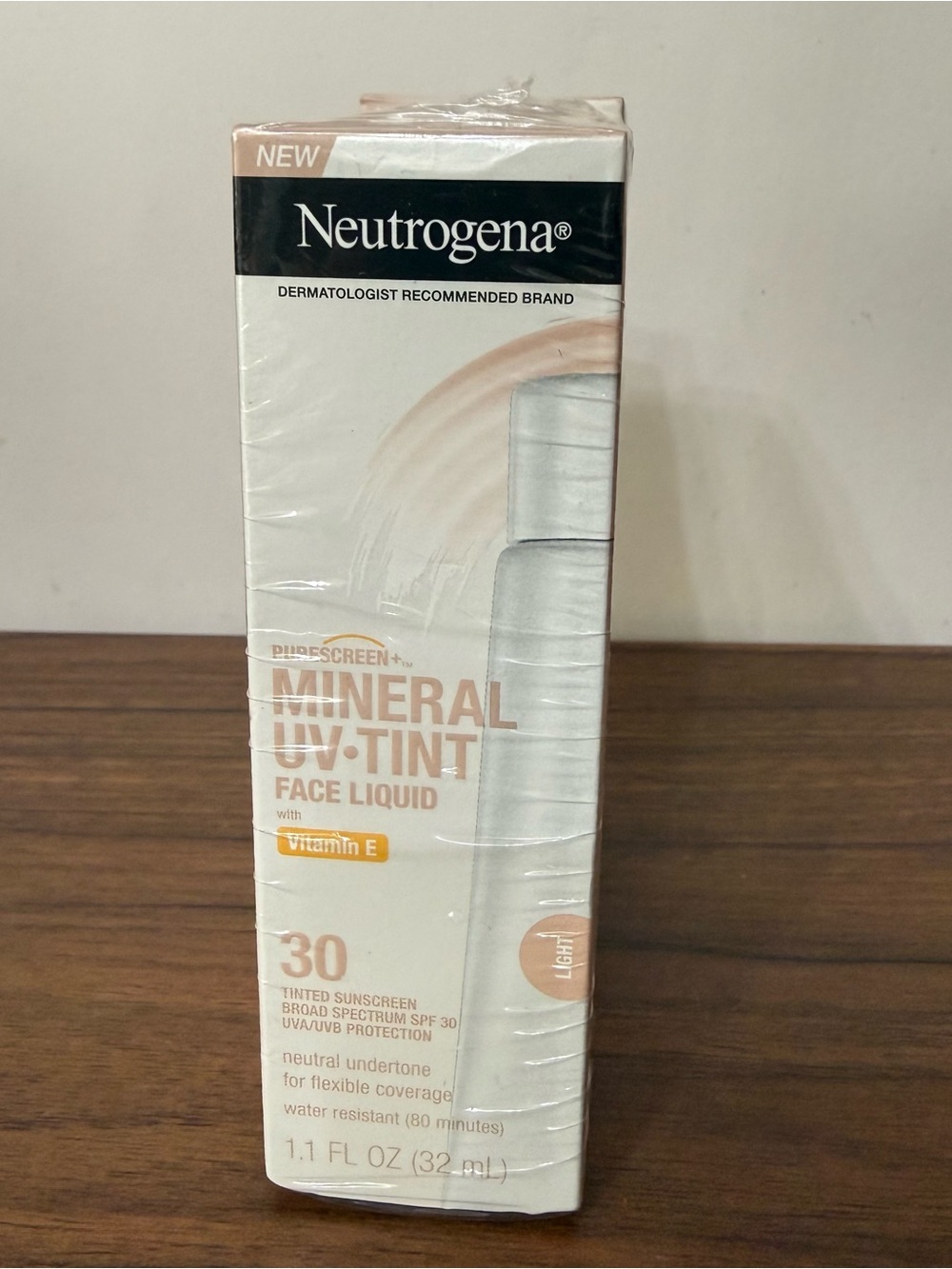 Neutrogena Mineral UV-Tint Face Liquid SPF 30 - Light 3 pack